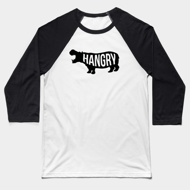 Hangry Baseball T-Shirt by hoopoe